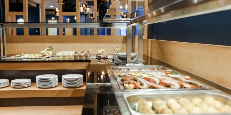 Sich in der Unterkunft verköstigen