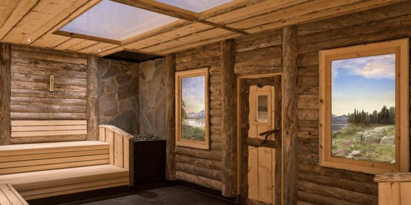 Einer der 11 Saunen Einer der 11 Saunen