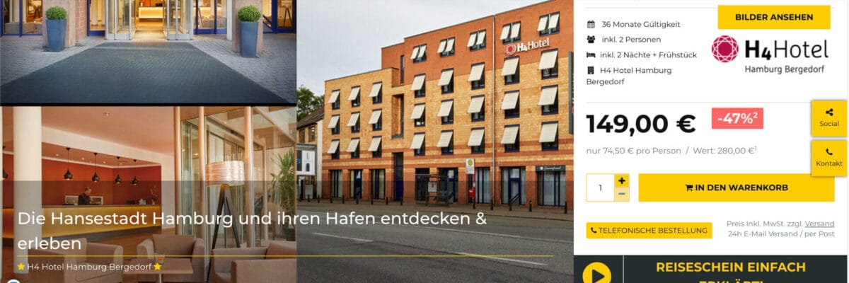 Kurztrip Hamburg Angebot