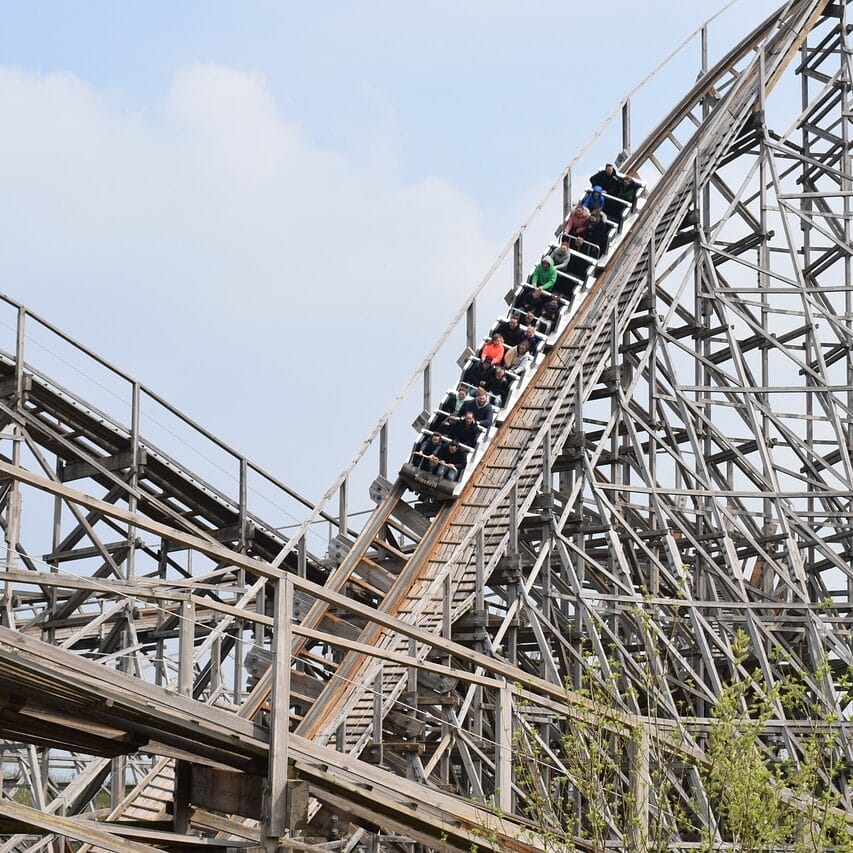 Holzachterbahn Mammut