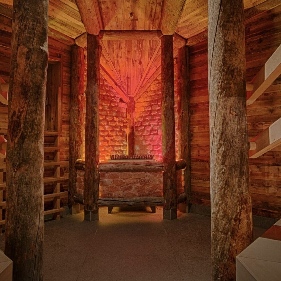 Rustikale Sauna