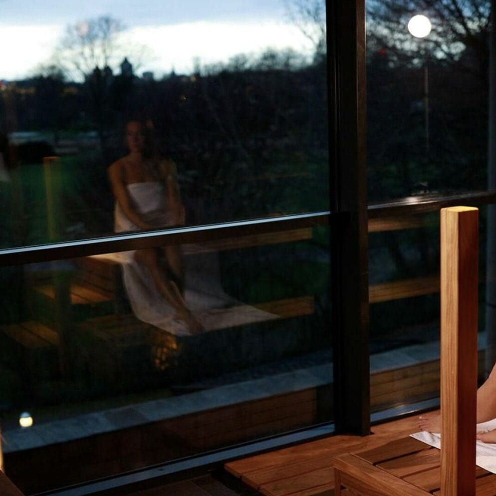 Sauna mit Ausblick