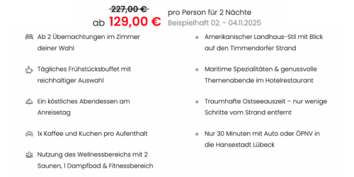 Country Hotel Timmendorfer Strand Angebote