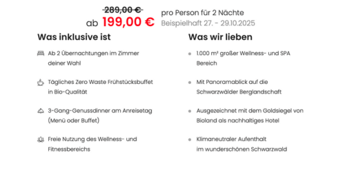 Schwarzwald Panorama Angebot