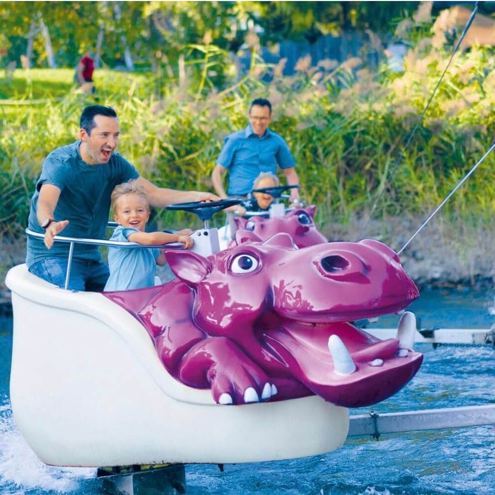 Das Nilpferd in der Wasserbahn