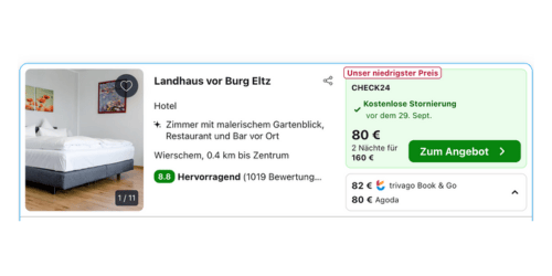 Burg Eltz mit Übernachtung